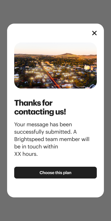 Modal overlay
